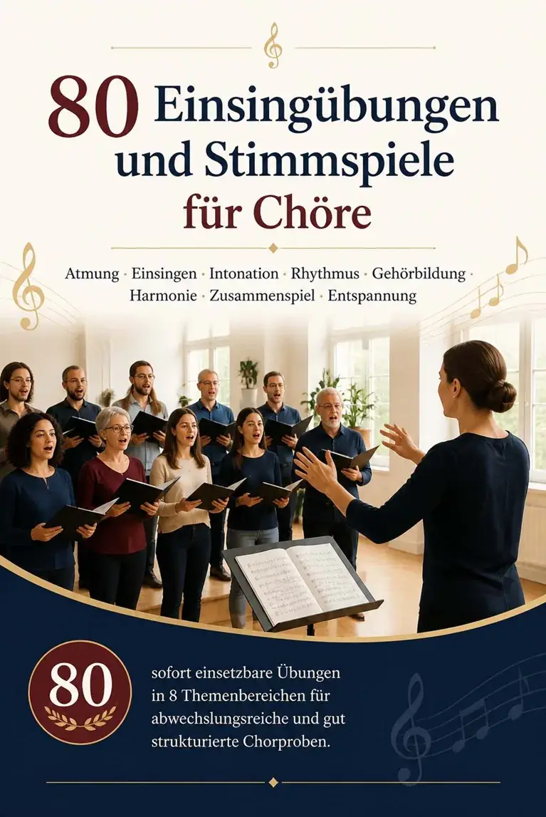 Seite aus 80 Einsingübungen und Stimmspiele für Chöre 1