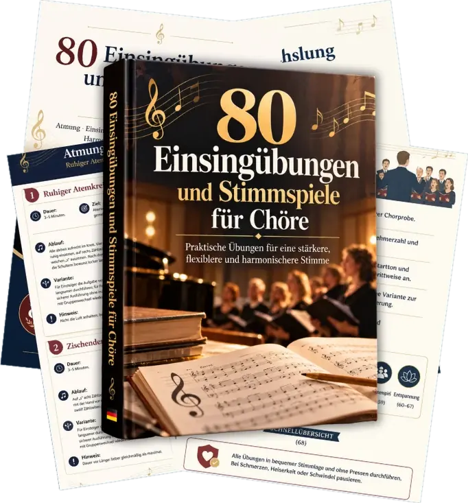 80 Einsingübungen und Stimmspiele für Chöre